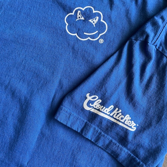 Cloud Kicker Heaven Hell Blue T Shirt sz. M - Picture 4 of 4